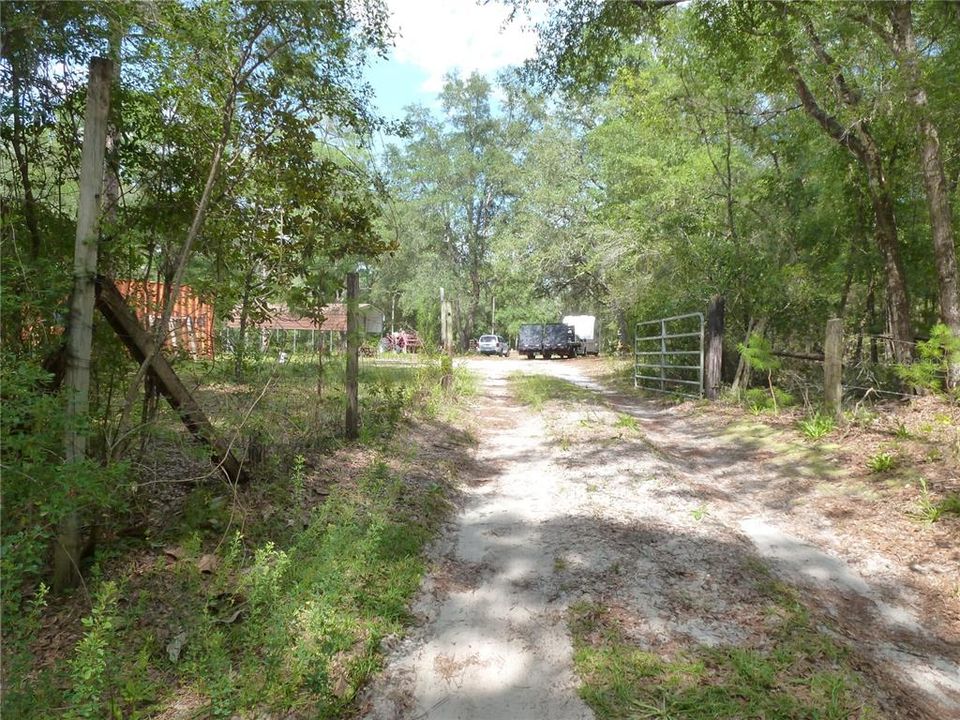 Road into property