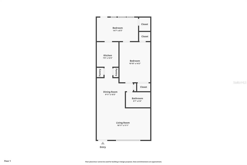 Recently Sold: $212,000 (1 beds, 1 baths, 815 Square Feet)