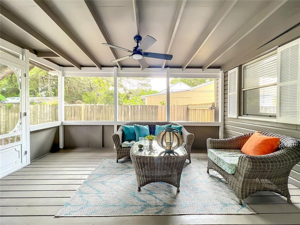 Covered Screened-in Porch