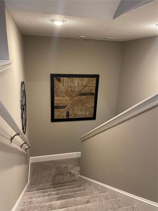 Stairway down from Bonus room