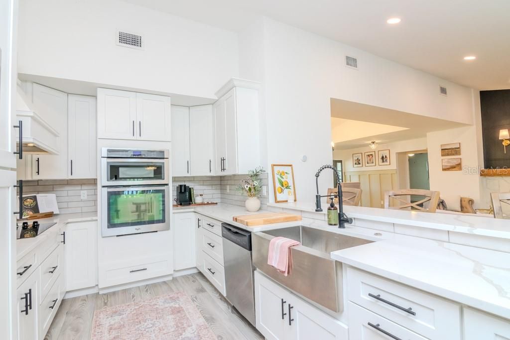 BRAND NEW Kitchen with soft close, maple, shaker cabinets and Quartz countertops