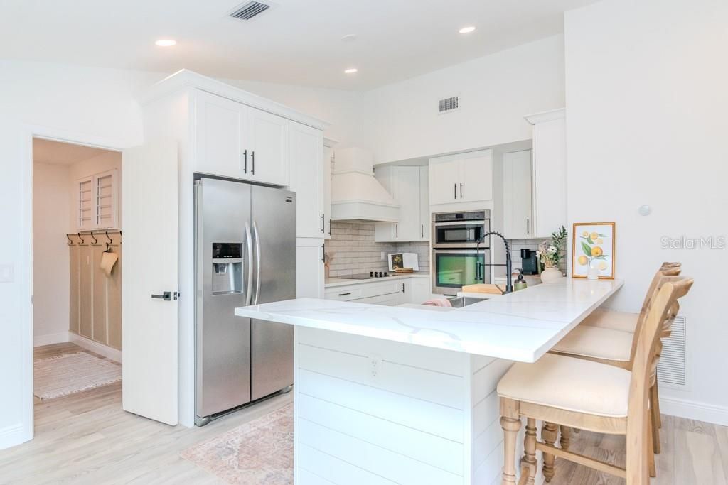 BRAND NEW Kitchen with soft close, maple, shaker cabinets and Quartz countertops