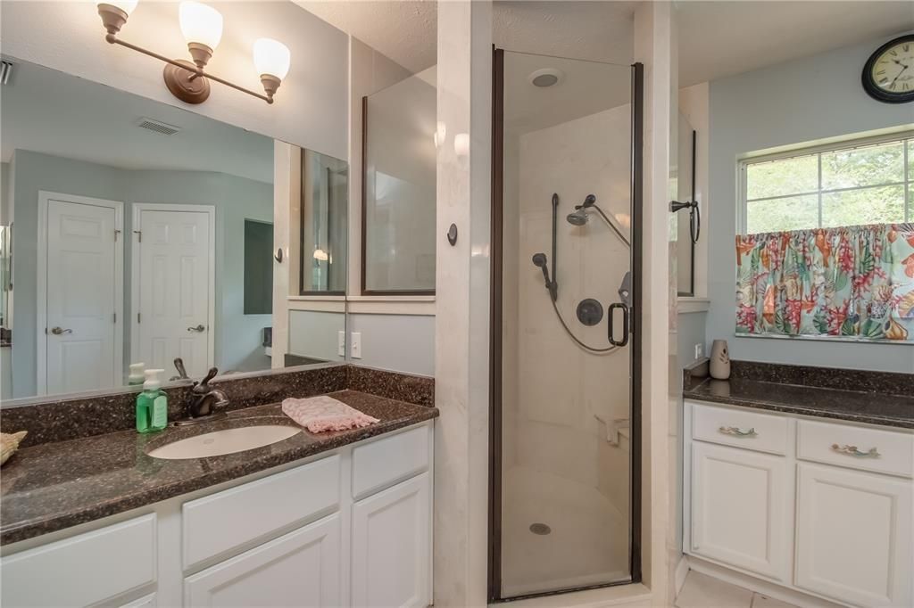 MASTER BATH - FIRST VANITY AND SHOWER