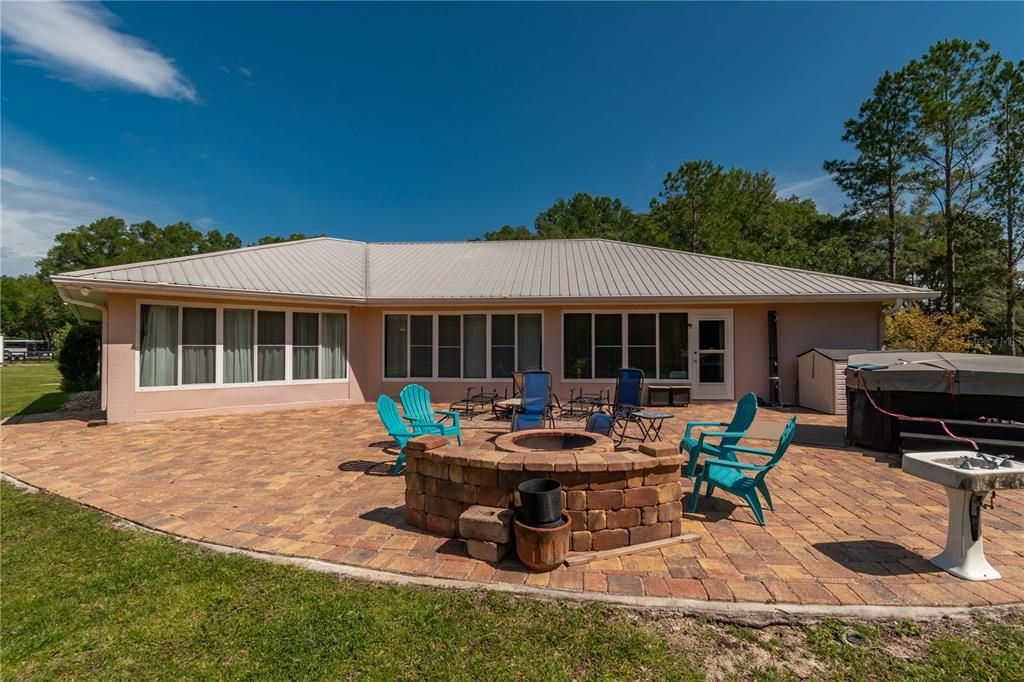 PATIO AND BACK OF HOME