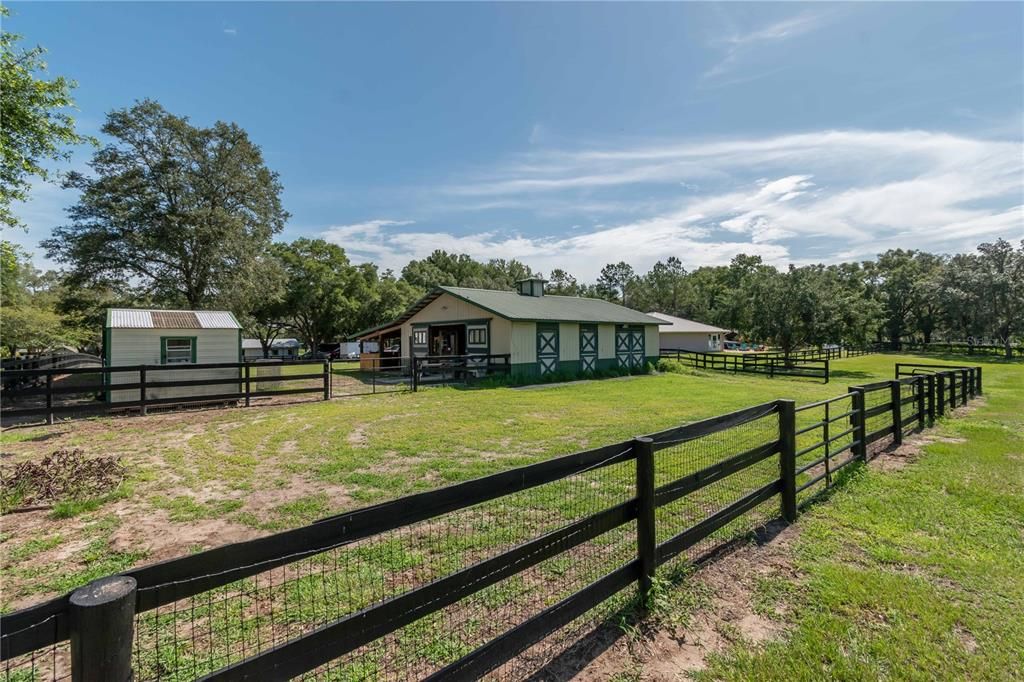 PADDOCK OFF WESTERN SIDE OF BARN