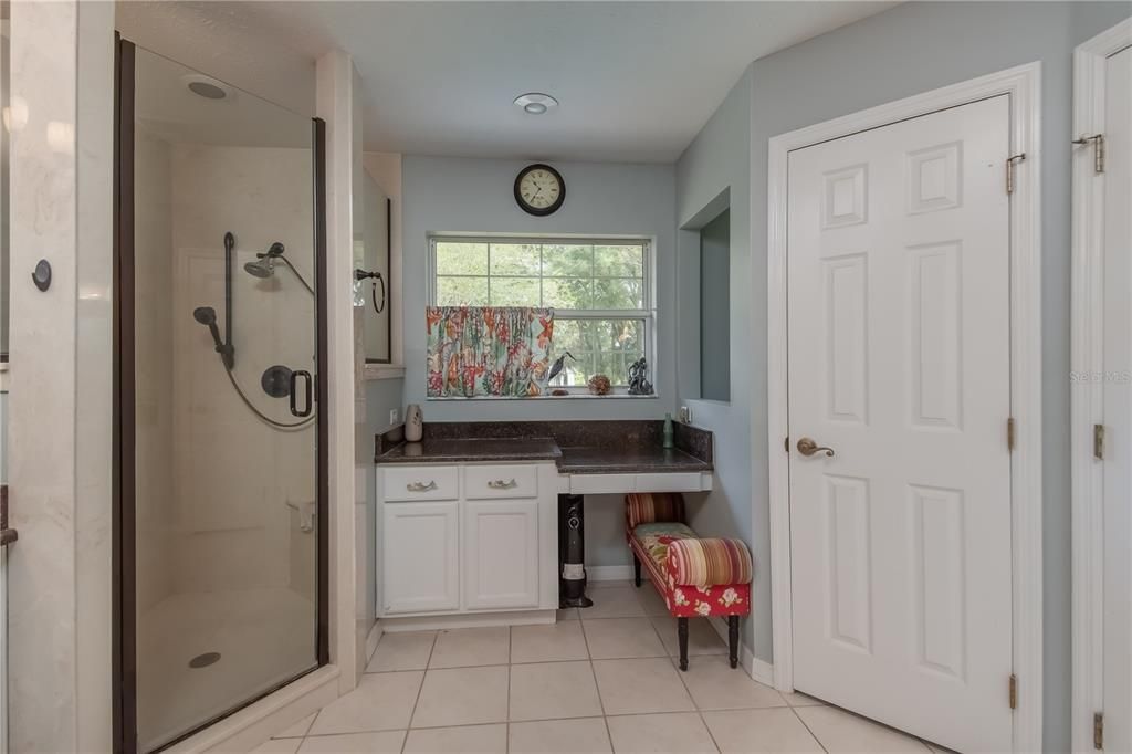 MASTER BATH MAKE-UP AND VANITY SPACE