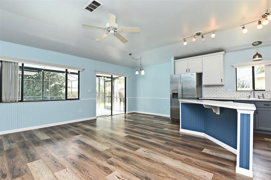 Living Room Kitchen