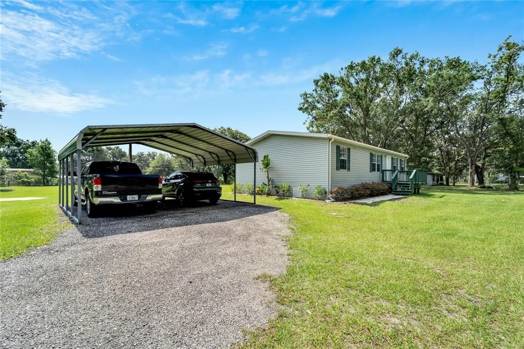 Two car carport