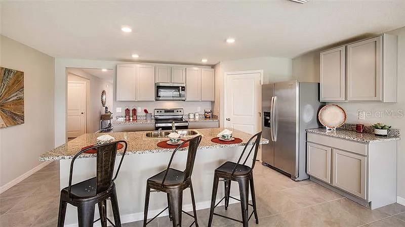 Model home staged kitchenphoto credit DR Horton