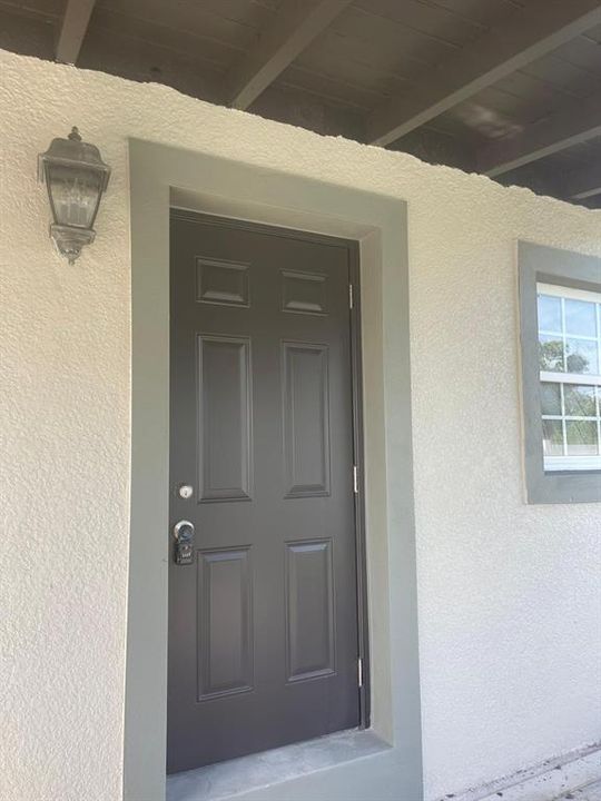 New door, new paint