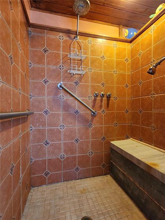 Step-in Tiled Shower