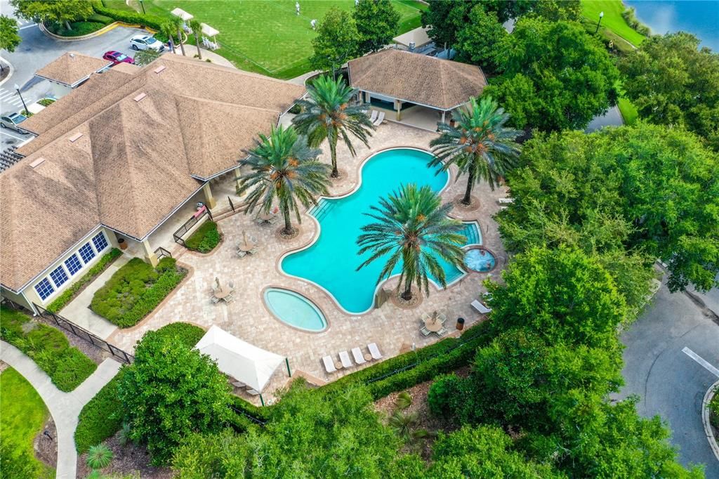 Creekside pool and clubhouse