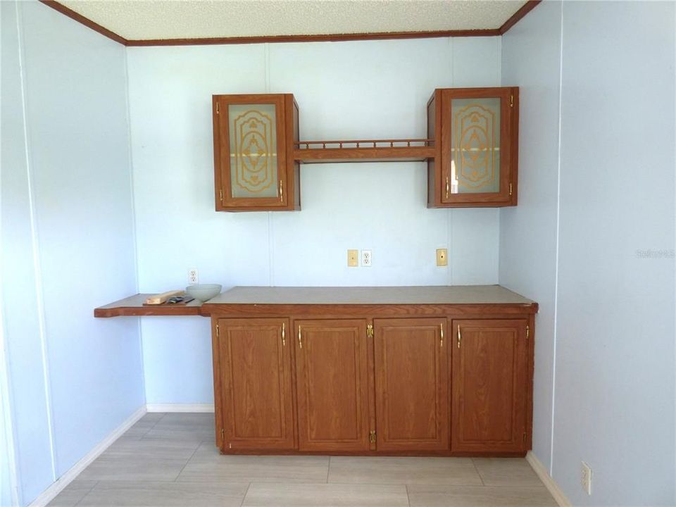 Dining room built in cabinets