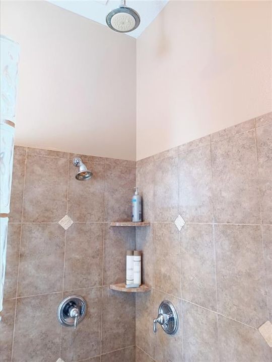 Master bathroom - double showerhead