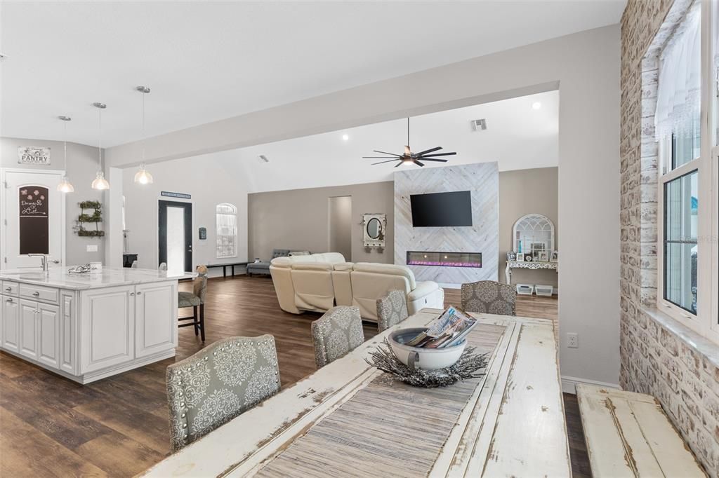 Dining Room/Looking into Living Room