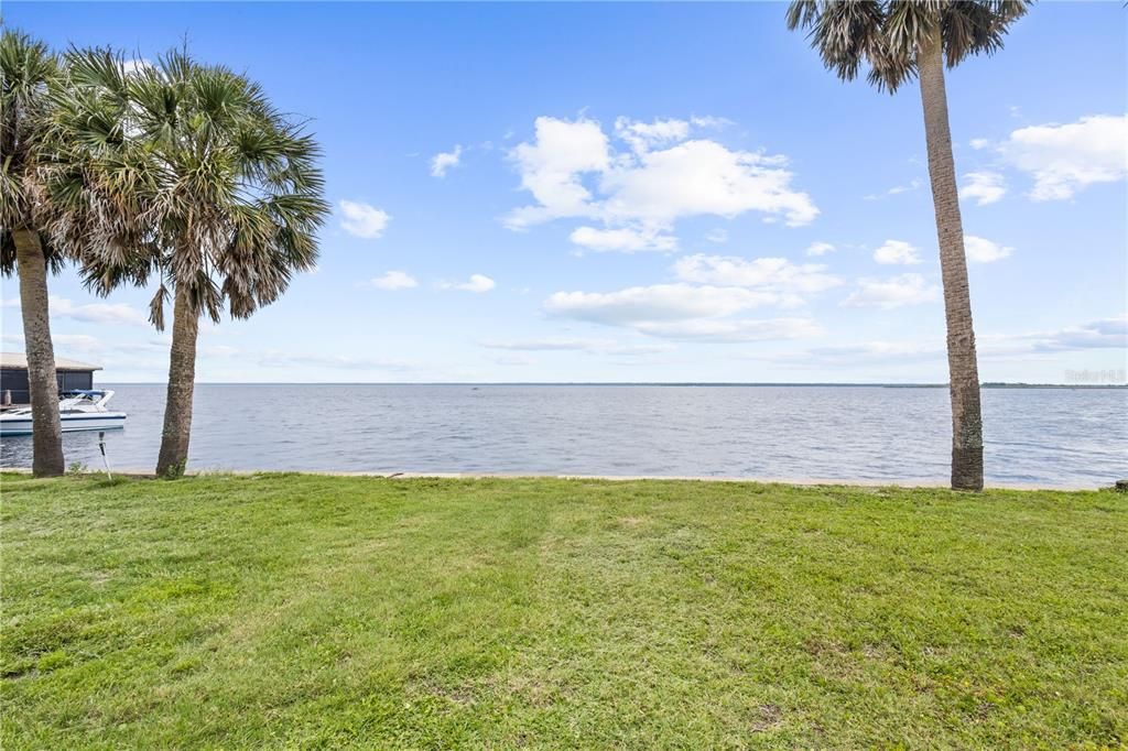 VIEW OF LAKE MONROE at the end of your new street.