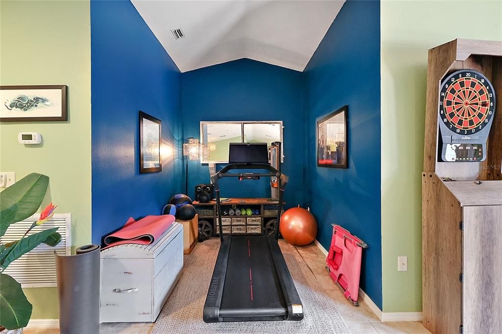 Exercise Area in Family Room