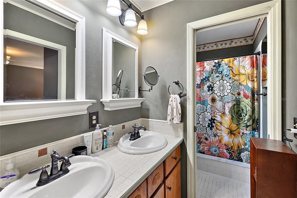 Master Bathroom with Dual Sinks