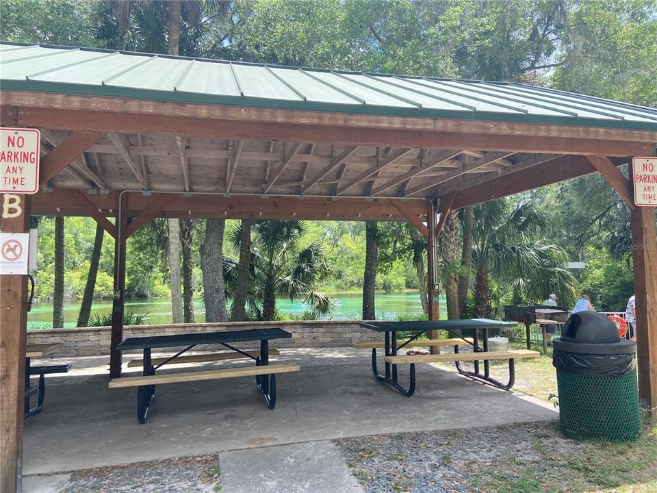 Pavilion at river park