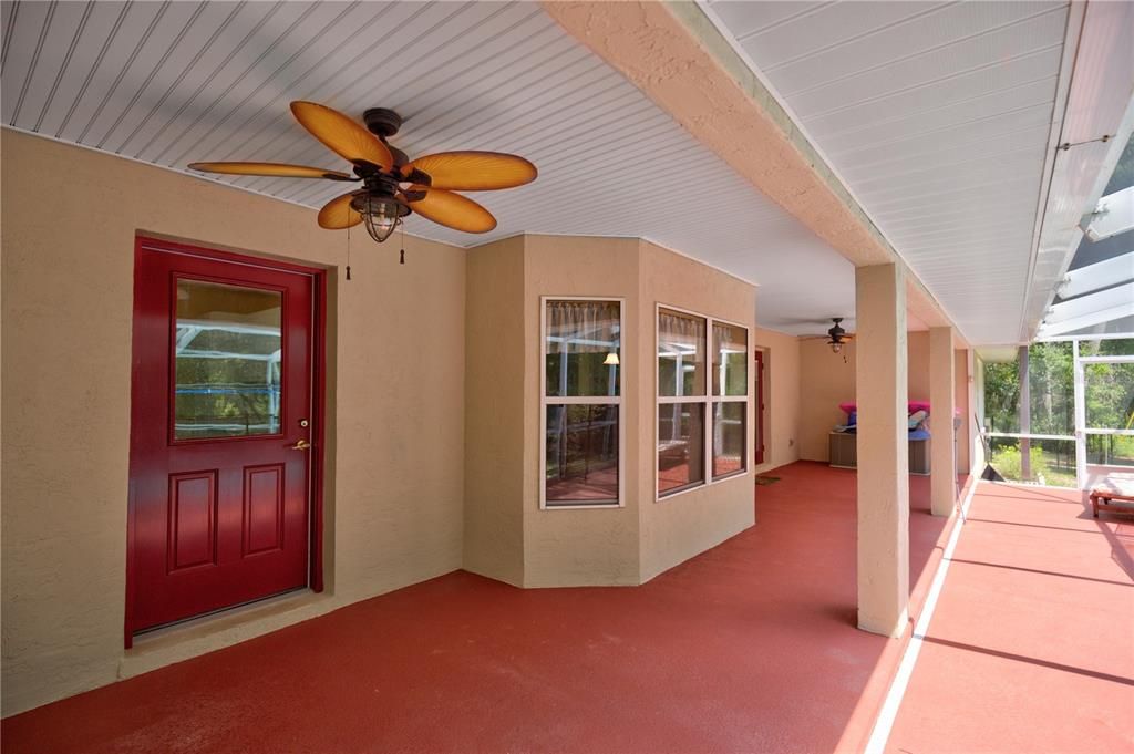 Plenty of covered and uncovered deck space to enjoy your backyard