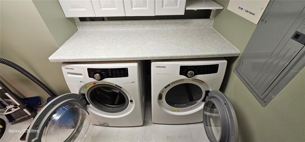Washer/Dryer pair, included.