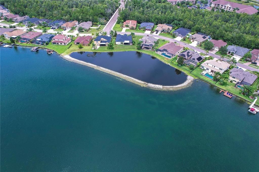 Aerial - Rear Elevation - Amazing Waterfront Property!