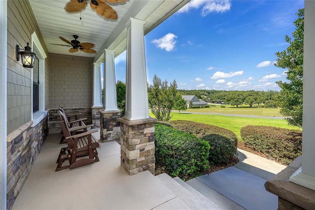 Expansive view from Front Porch