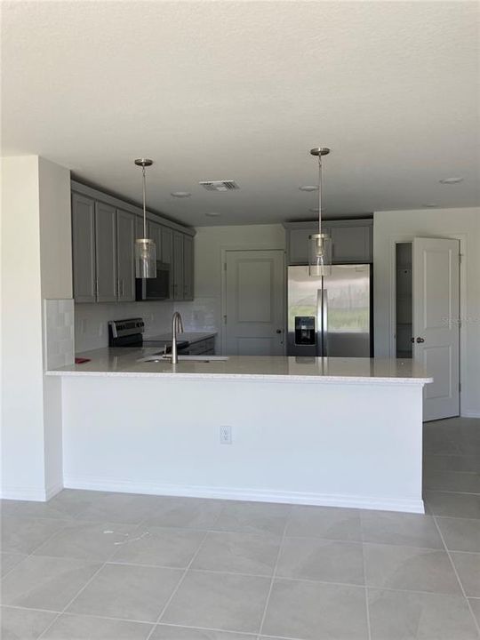 kitchen view from living room