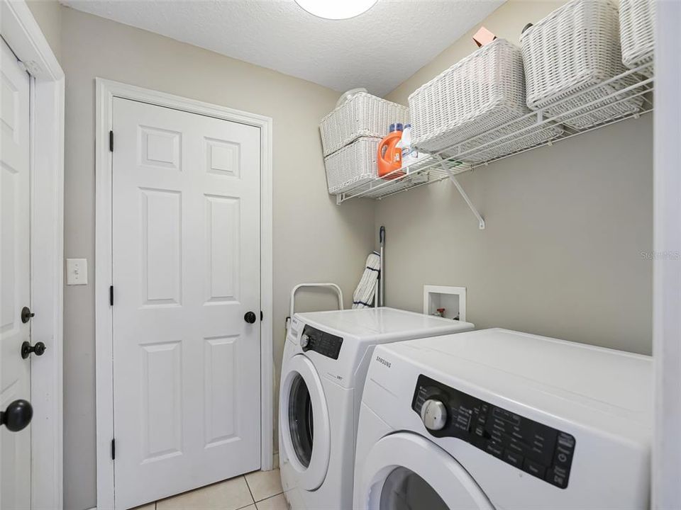 Indoor Laundry with Pantry