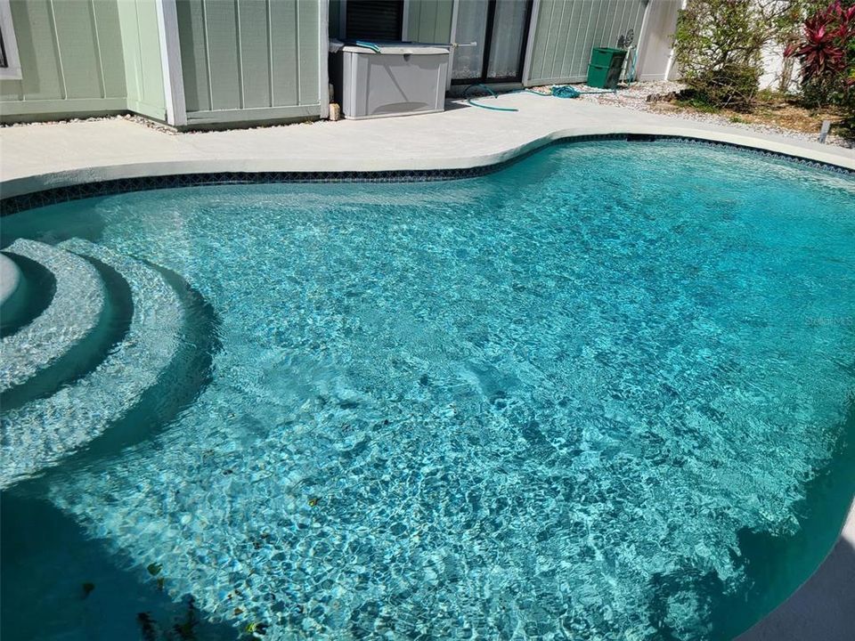 Clear blue pool