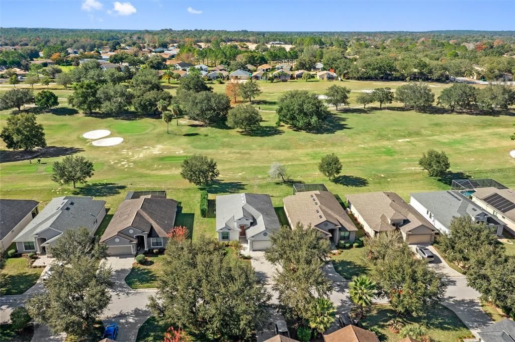 This Carefree Villa is situated at the 7th Tee Box of the Brentwood Executive Golf Course. Benefit from great views that someone else maintains! The easement to the left gives you extra space between your neighbor to the south.