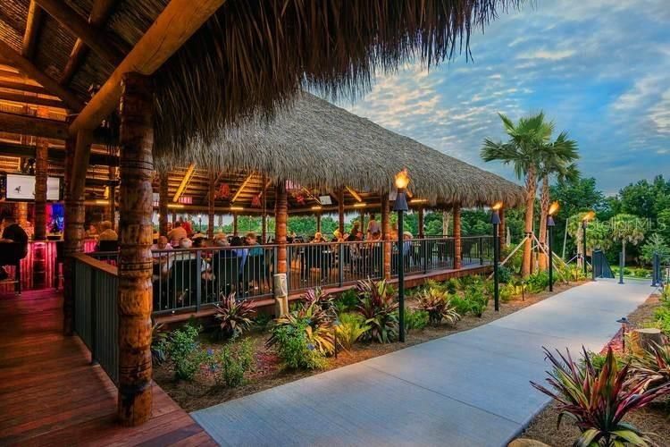 The Tiki Bar is a great place to wind down your day at Citrus Hills.