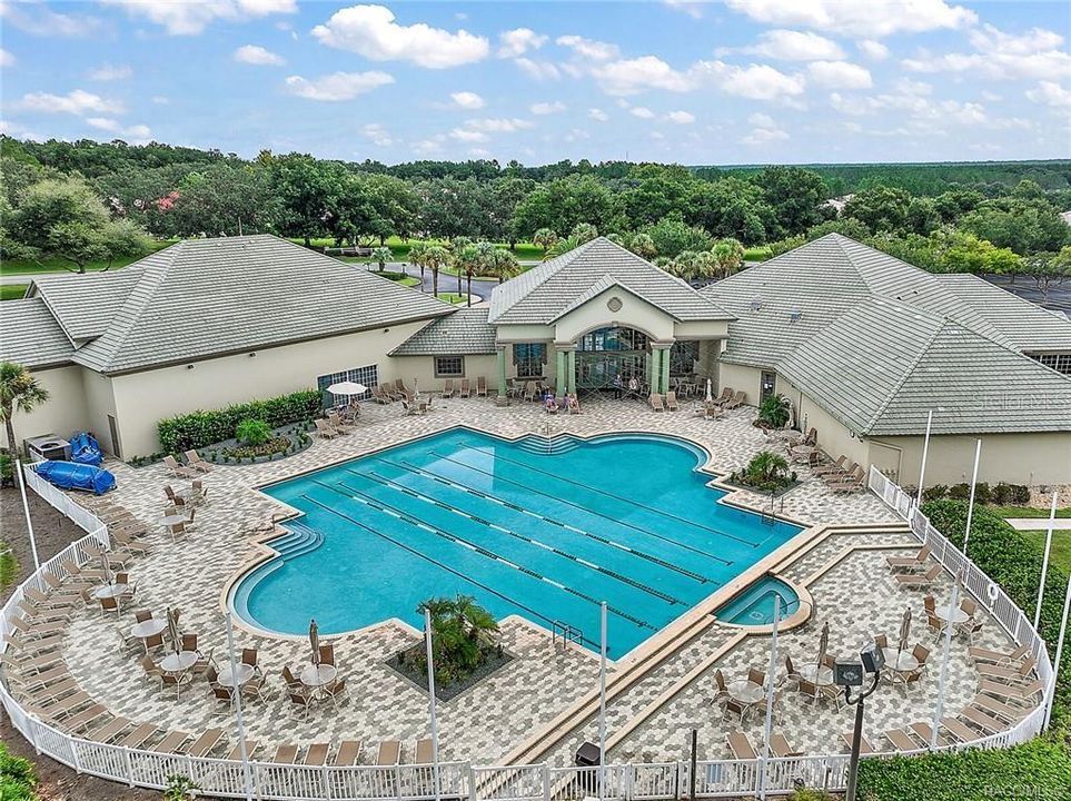 Enjoy lounging by the community pool at the Activity Center, or join one of the Water Aerobics classes.