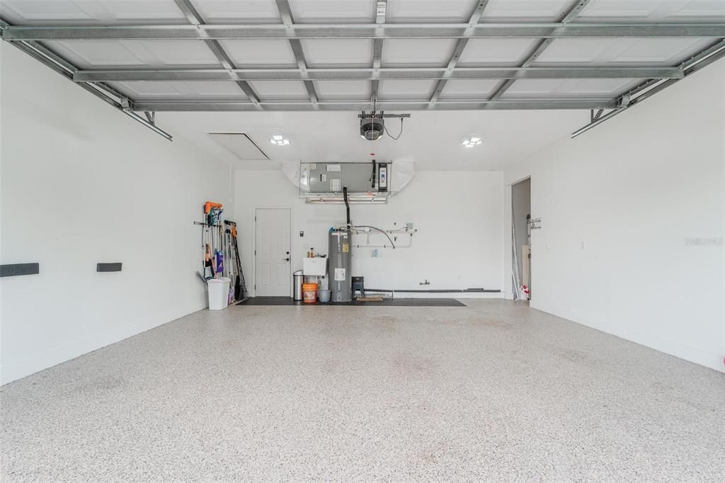 Garage with Epoxy floors