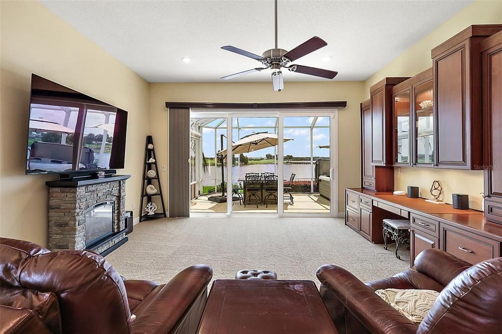 Master bedroom w/stunning water view