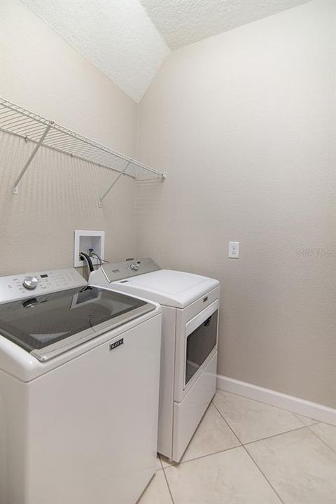 downstairs laundry room