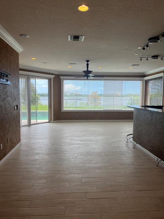 Downstairs family room