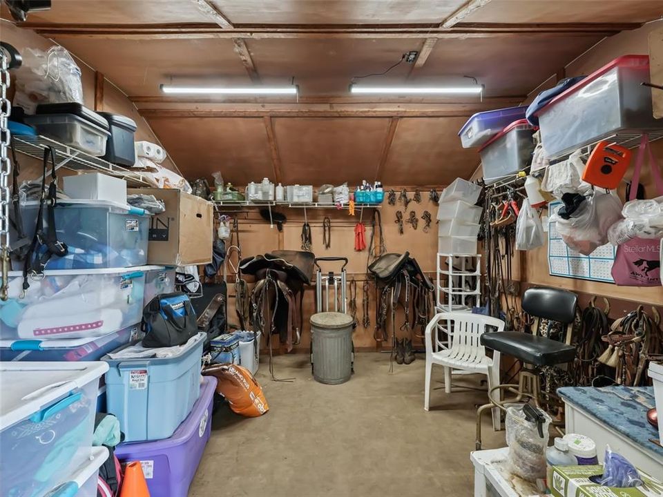 Tack Room with AC