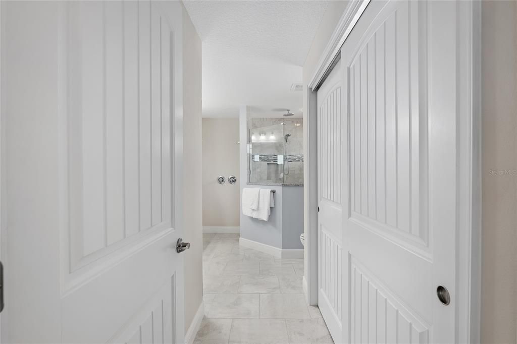 View of entrance to ENSUITE PRIMARY / MASTER BATHROOM