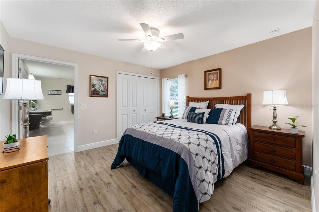 View of BEDROOM #3 from Guest Wing HALLWAY