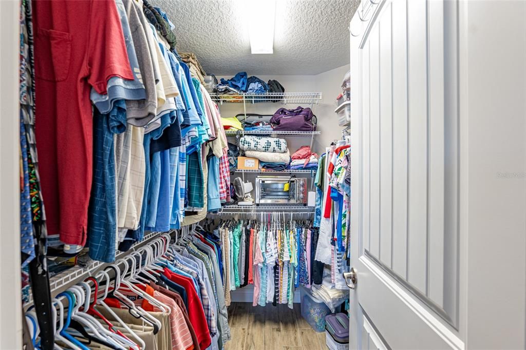 PRIMARY / MASTER BEDROOM Walk-in Closet