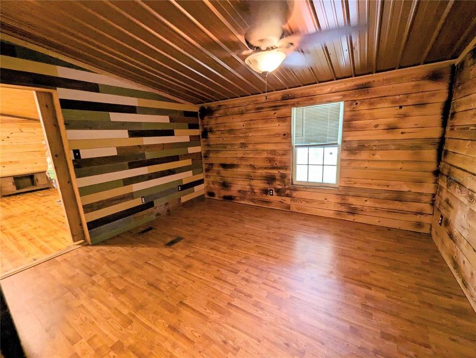 Master bedroom. So much woodwork :)