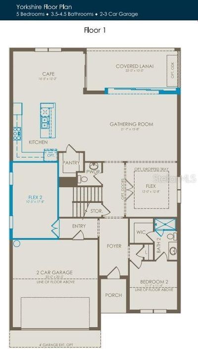 Yorkshire Floor Plan Level One