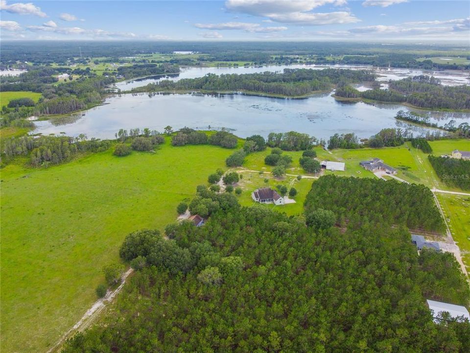 See the lake in the winter from your front porch!