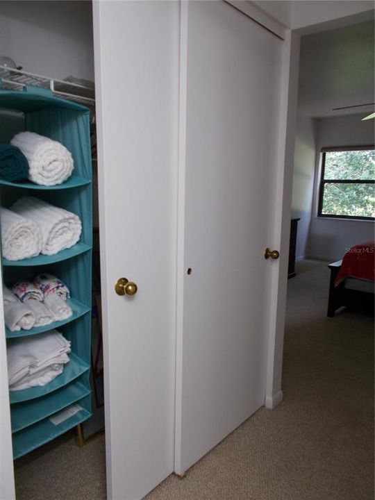 Master closet area