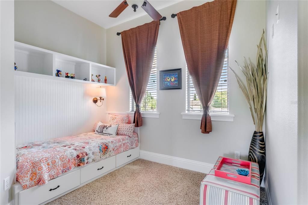 Reading nook on the second floor