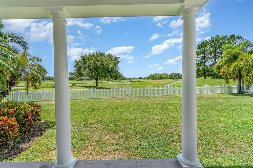 Porch View of Golf Course