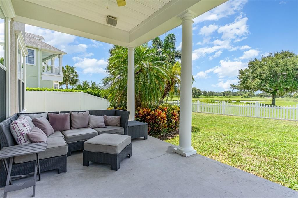 Porch View of Golf Course