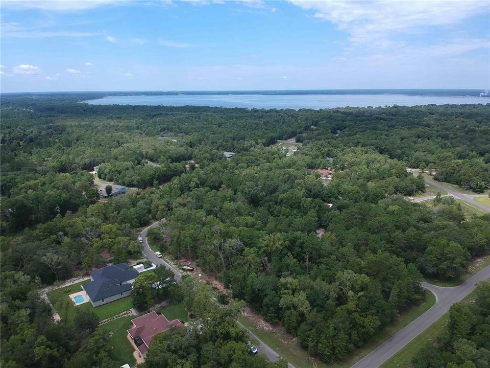 Aerial View of Lake Weir