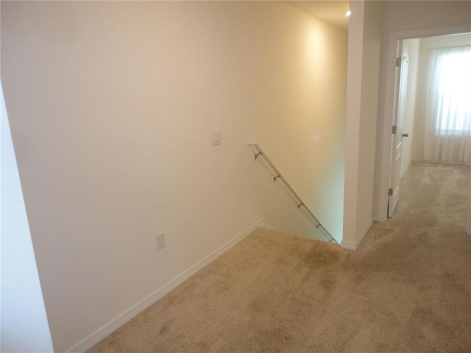 Loft area at top of stairs